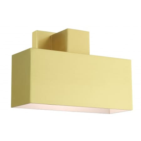 Livex Lighting Satin Brass Outdoor ADA Wall Sconce, 1 Li 22423-12