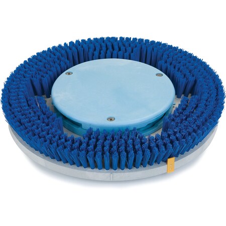 Carlisle Foodservice 15" Adjust-A-Glide Soft Brush, Blue 361500A18-5N