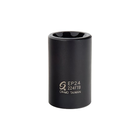 Sunex 1/2 in Drive Impact Socket 1.8 in Socket 224FTB