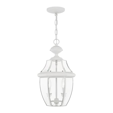 Livex Lighting Monterey 2 Light White Outdoor Pendant L 2255-03