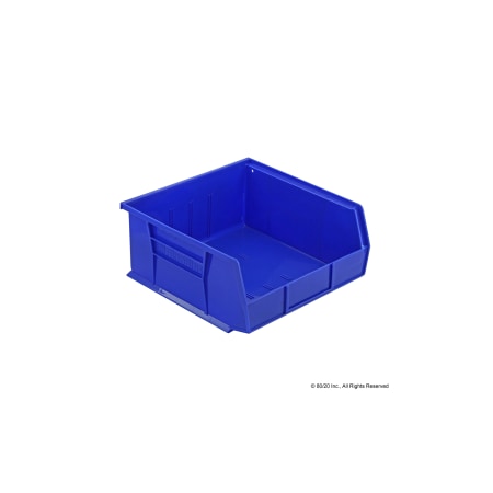 80/20 PartsContainer, Plastic, Blu, 5x11x10-7/8in 2270-BLU