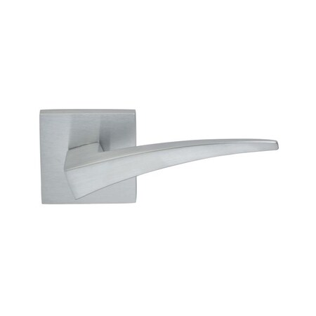 Omnia Square Rose Priv 2-3/8" BS T 1-3/8" Doors Satin Chrome 227 Lever 227S/00.PR3