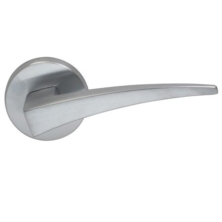 Omnia Privacy 2-3/8" Backset, T Strike, 1-3/8" Doors Satin Chrome 227 Lever 227/00.PR3