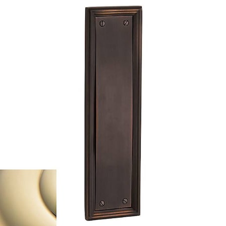 Baldwin Estate Lifetime Brass Push Plates 2281.003