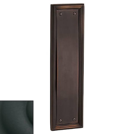 Baldwin Estate Satin Black Push Plates 2281.190