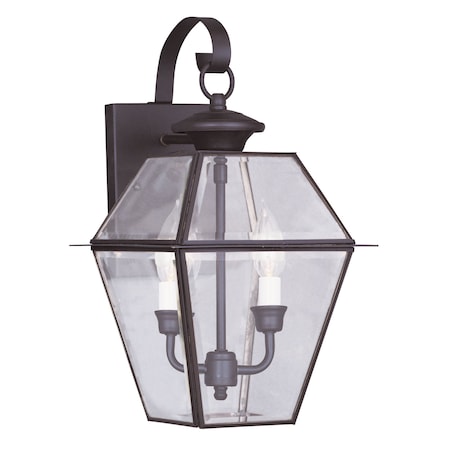Livex Lighting Westover 2 Light Bronze Outdoor Wall Lantern 2281-07