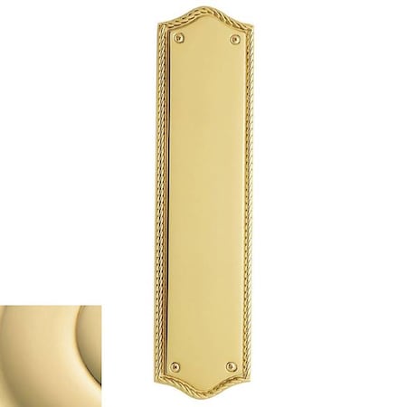 Baldwin Estate Unlacquered Brass Push Plates 2285.031