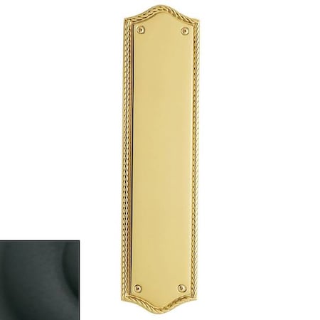 Baldwin Estate Satin Black Push Plates 2285.190