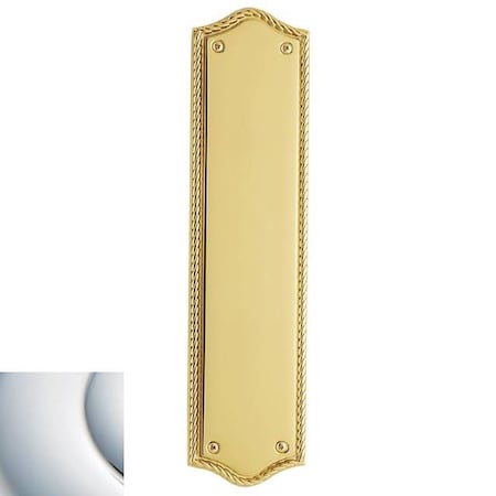 Baldwin Estate Bright Chrome Push Plates 2285.260
