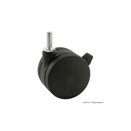 80/20 Furniture Style Caster, Brake, 3" 2292