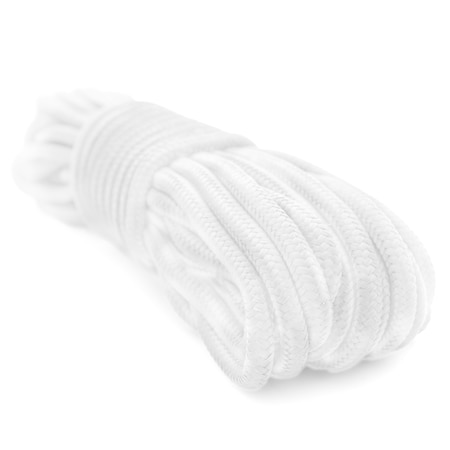 Emergency Zone Rope, 3/8"X50Ft, White 229W