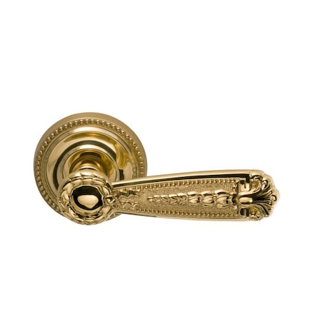 Omnia Priv 2-3/8" BS Full Lip 1-3/8" Doors Bright Brass 229 Lever 229/00F.PR1