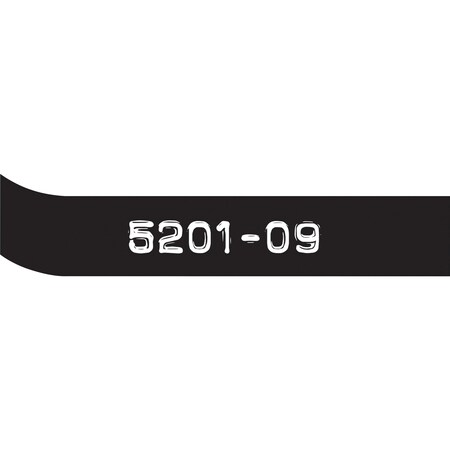 Dymo Tape, Black, Labels/Roll: Continuous 520109 | Zoro