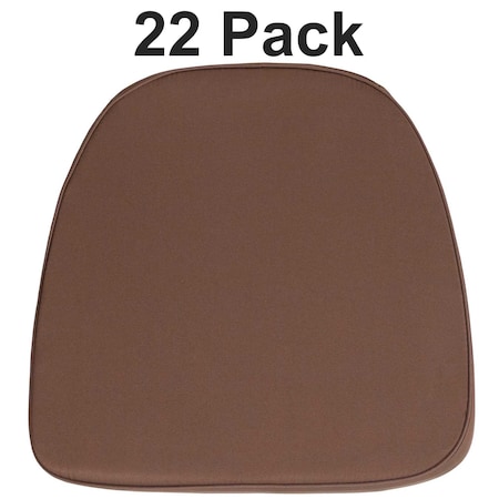 Flash Furniture Soft Brown Fabric Chiavari Chair Cushion, PK22 22-BH-BRN-GG