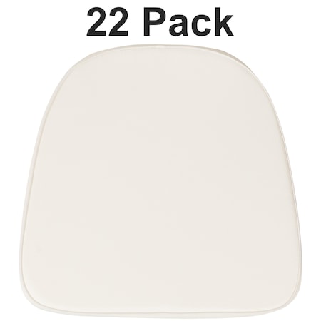 Flash Furniture Soft Ivory Fabric Chiavari Chair Cushion, PK22 22-BH-IVORY-GG