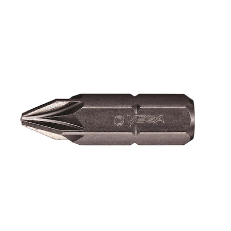 Vega Pozidriv 2 Insert Bit x 1-1/4" - 5/16 H 230Z2F