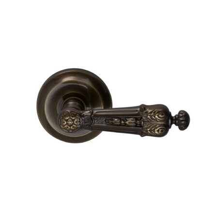 Omnia Lever Passage 2-3/8" Backset, T Strike, 1-3/4" Doors Shaded Bronze 231 231/00B.PA4