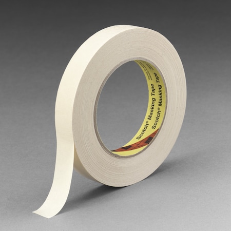 3M Painter's Tape, 48 mm W x 55 m L, 6.3 mil Thick, Tan, Rubber Adhesive 232