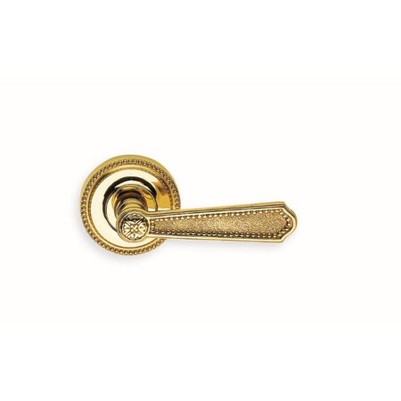 Omnia Lever Passage 2-3/8" Backset, T Strike, 1-3/8" Doors Bright Brass 235 235/00.PA1