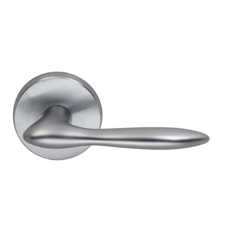 Omnia Lever Pass 2-3/8" BS Full Lip 1-3/8" Doors Satin Chrome 236 236/00F.PA3