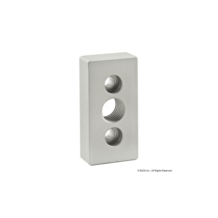 80/20 Base Plate, 1.5x 3", 3/4-10Tap In Crn 2365