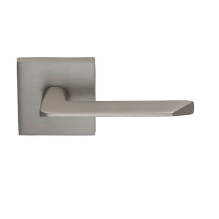 Omnia Lever Square Rose Priv 2-3/8" BS T 1-3/8" Doors Satin Nickel 237 237S/00.PR15