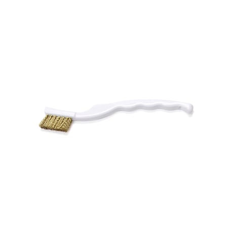 Malish Detail Brush, White Plastic, 7 in L Overall, 12 PK 2380