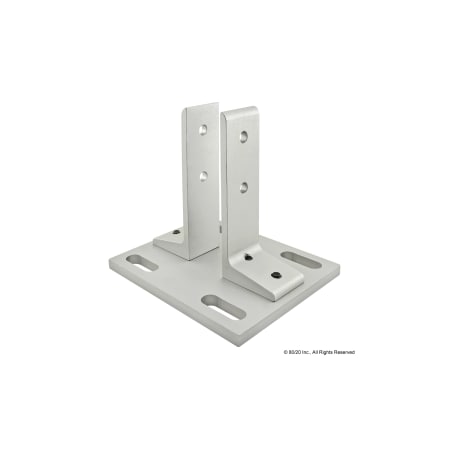 80/20 Floor Mount, Base Plate For 1515 2390