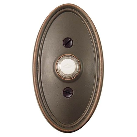 Emtek Oil Rubbed Bronze Doorbell, 2402US10B 2402US10B