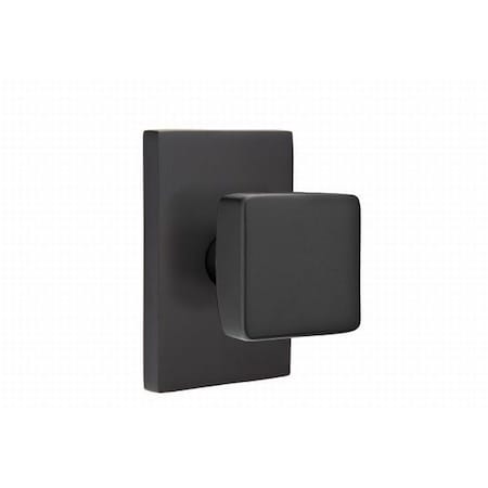 Emtek Flat Black Passage 5112SQUUS19 5112SQUUS19