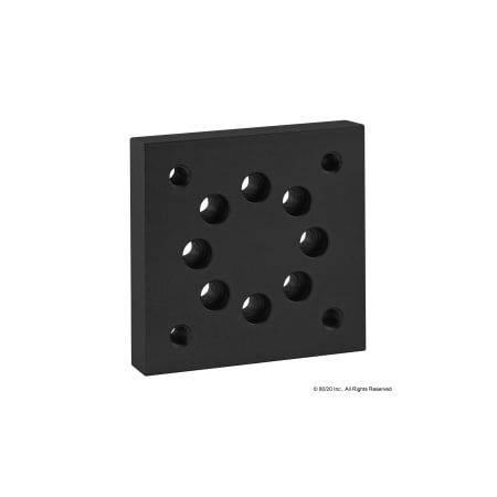 80/20 Black 15 S Base Plate For 2716/2717 2409-BLACK