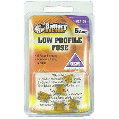 Battery Doctor 3 Amp Low Profile Fuse - Bulk - Tan 24155