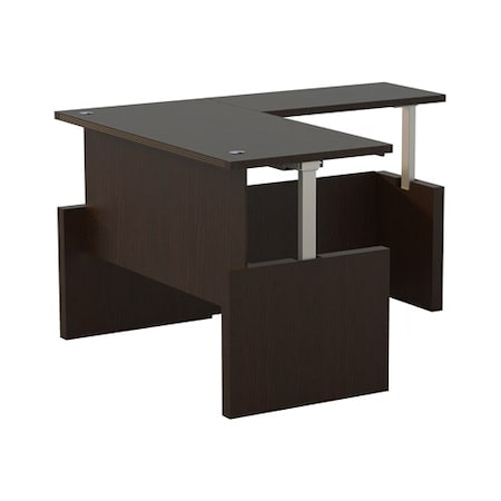 Safco Aberdeen Height-Adjustable Desk, Straight AT58LDC
