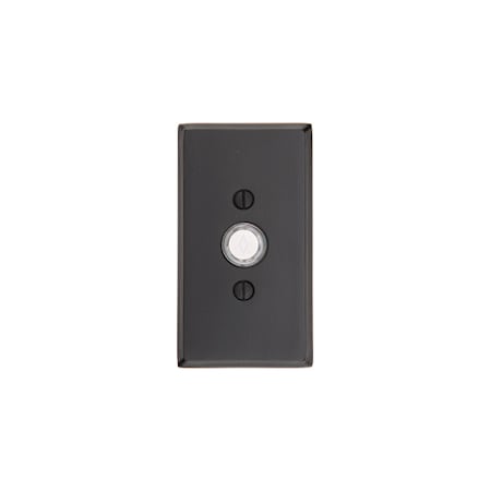 Emtek Flat Black Doorbell, 2423FB 2423FB