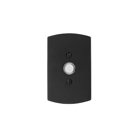 Emtek Flat Black Doorbell, 2424FB 2424FB