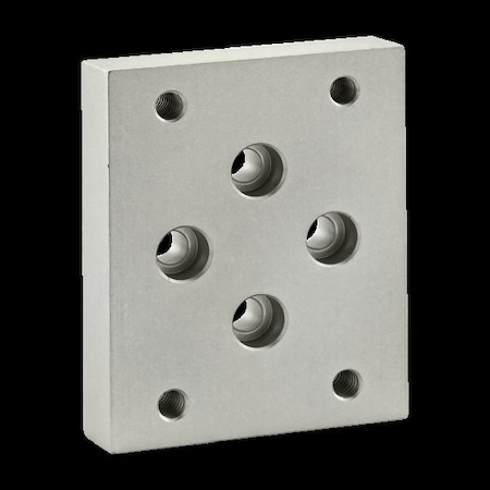 80/20 Flange Mount Caster, Base Plate, 15 S 2426