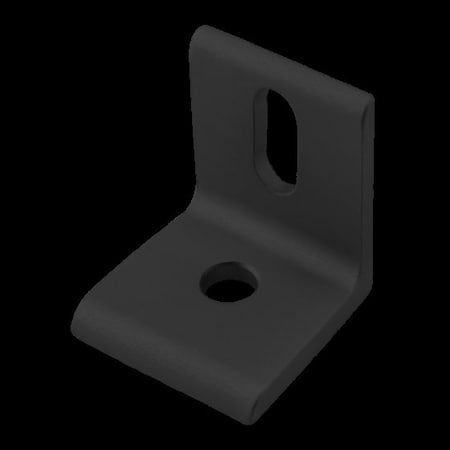 80/20 Black 10 S Panel Mount Bracket 2428-BLACK