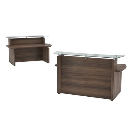 Safco Sterling 72" Reception Station, No Pedest STRC72TBS