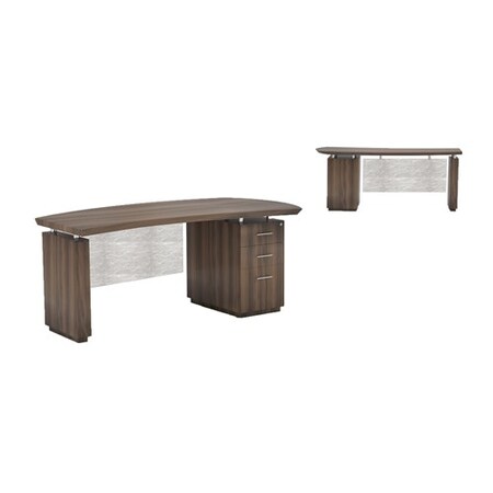 Safco Sterling 72" Right Handed Desk, 1 B/B/F P STRD72BTBS