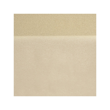 Carlisle Foodservice Vative Rove Tablecloth, 52"x52", Stone 59035252SM382