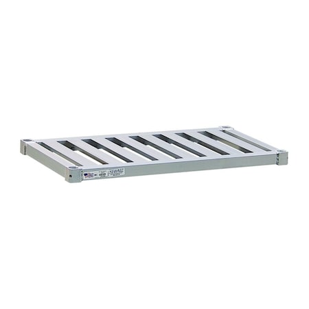 New Age Industrial Shelf, Adj, T-Bar, 72"x24", Welded Aluminum 2472TB