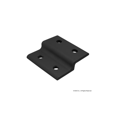 80/20 Black 10 S 2" Panel Retainer 2497-BLACK