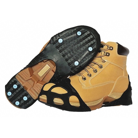 Due North All-Purpose Traction Aid, Ice Traction Device, Rubber, Tungsten Carbide Spikes, Unisex, Size M, PR V3550370-M