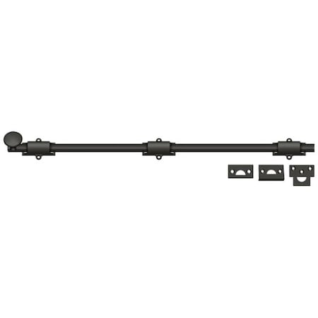 Deltana Surface Bolt, Heavy Duty Oil Rubbed Bronze 24" 24SB10B