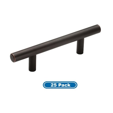 Amerock BP40515ORB-25PACK Pack of 25 3" (76 mm) CTC Bar Cab Pull ORB BP40515ORB-25PACK