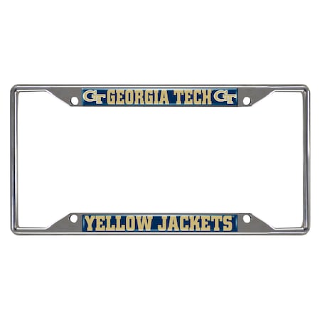 FANMATS Georgia Tech Metal License Plate Frame 25009