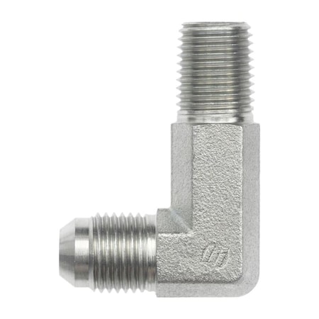 Brennan Industries Steel Hydraulic Fittings, 3/8" Male JIC 2501-L-06-04-FG