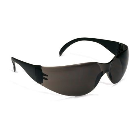 Bouton Optical ZENON Z12, Safety Glasses, Anti-Fog & Anti-Scratch, Gray Lens, Black Frame, Frameless 250-01-0021
