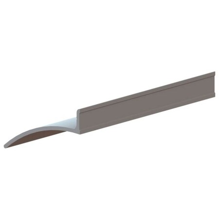 Hager Mill Finish Aluminum Weatherstripping 810SMIL72 051397