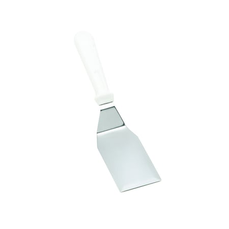 Tablecraft Turner Sqd Blade, SS, Wht Plst Hndl, 11.5" 251W